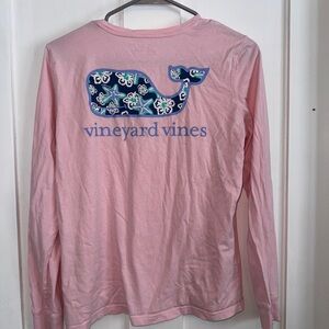 Vineyard Vines Pink Long Sleeve Shirt